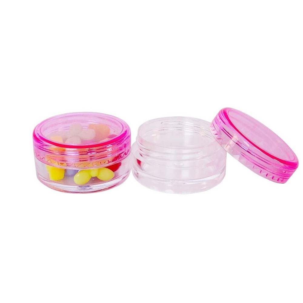 20pack 3g Empty Sample Jars, 3ml Small Cosmetic Container for Makeup Eyeshado...