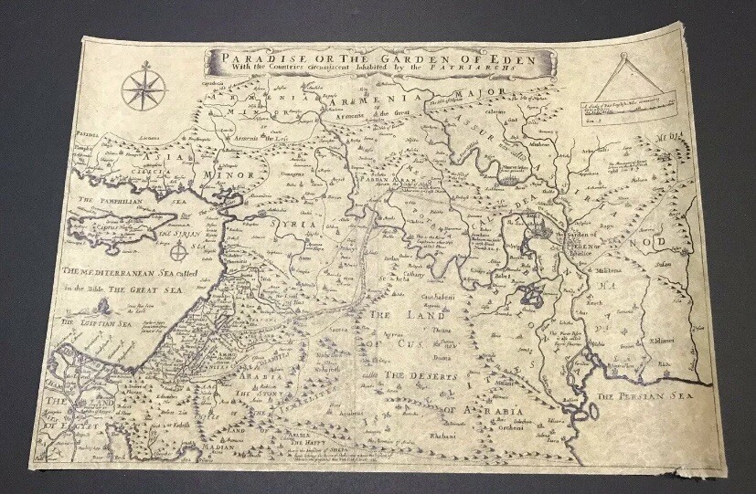Shadowhunters Original Map Of Eden & Letters & Posters Bundle