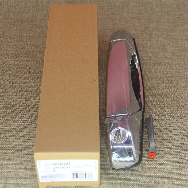 OEM Front Left Driver Side Chrome Exterior Door Handle for 2007-2013 Chevy GMC