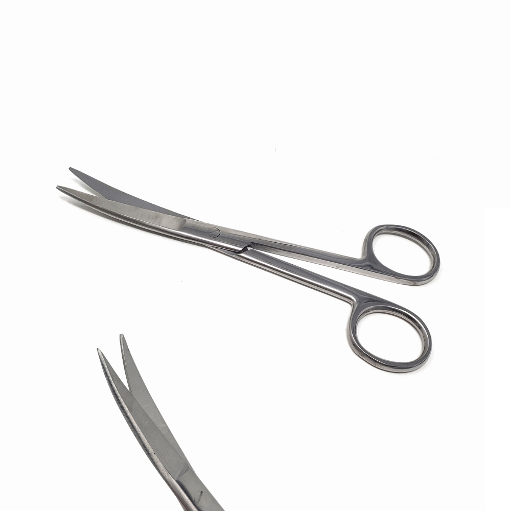 Sewing Craft Art DIY Scissors 6.5" Curved Tips Sharp/Sharp All Purpose Shears