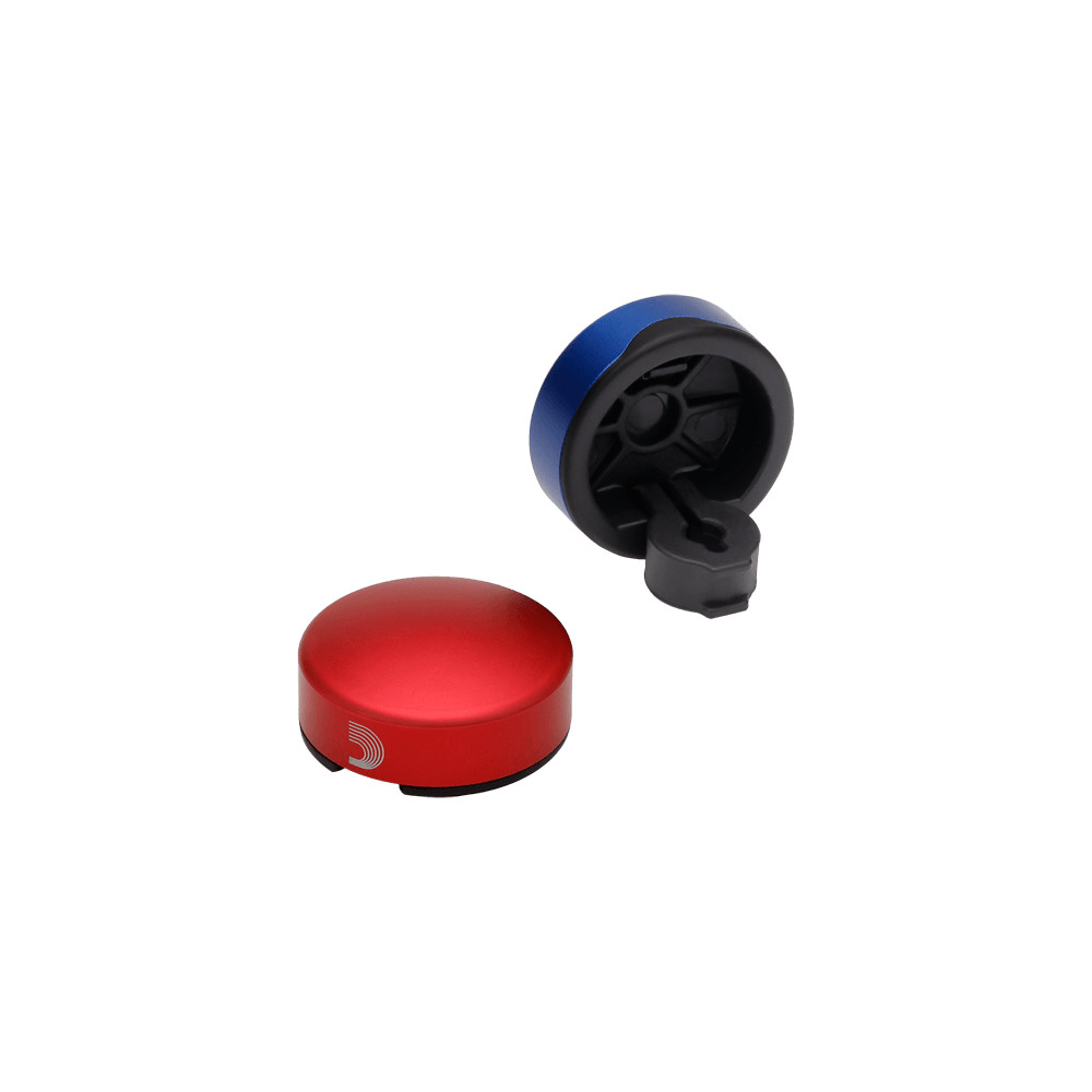 D'Addario XPND Footswitch Topper, Blue/Red 2-Pack