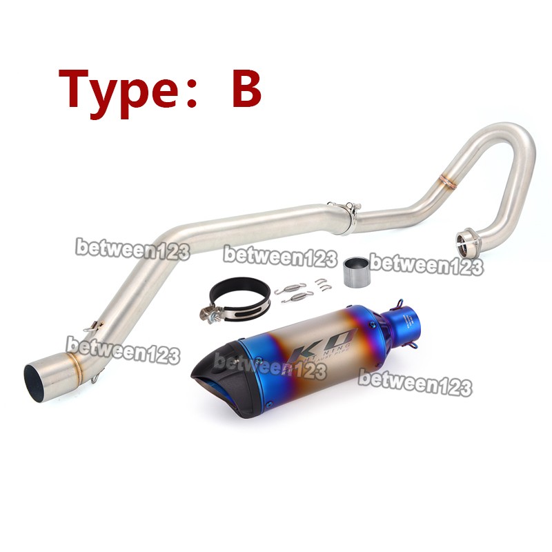 For Suzuki DRZ400 2000-2025 Exhaust Silencers Pipe Front Header Tips Mid Link
