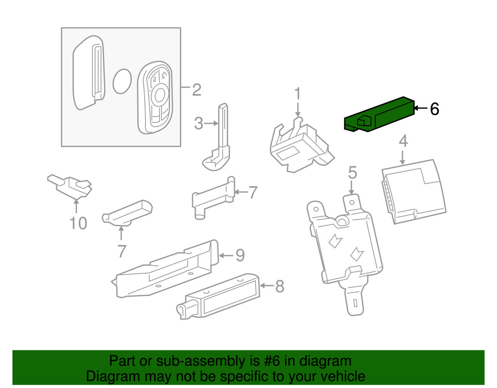 Genuine GM Antenna 13580790