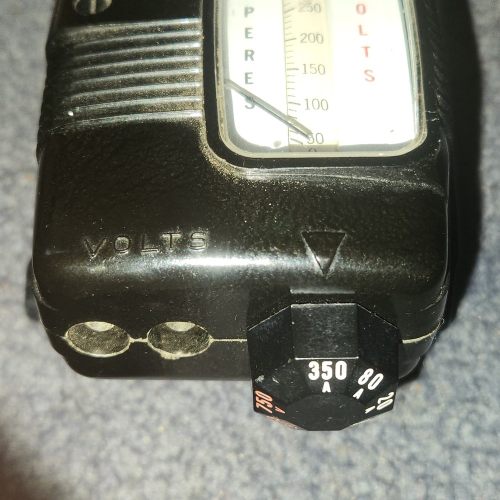 General Electric Type AK-5 Hook-On Volt-Ammeter, Box And Instructions