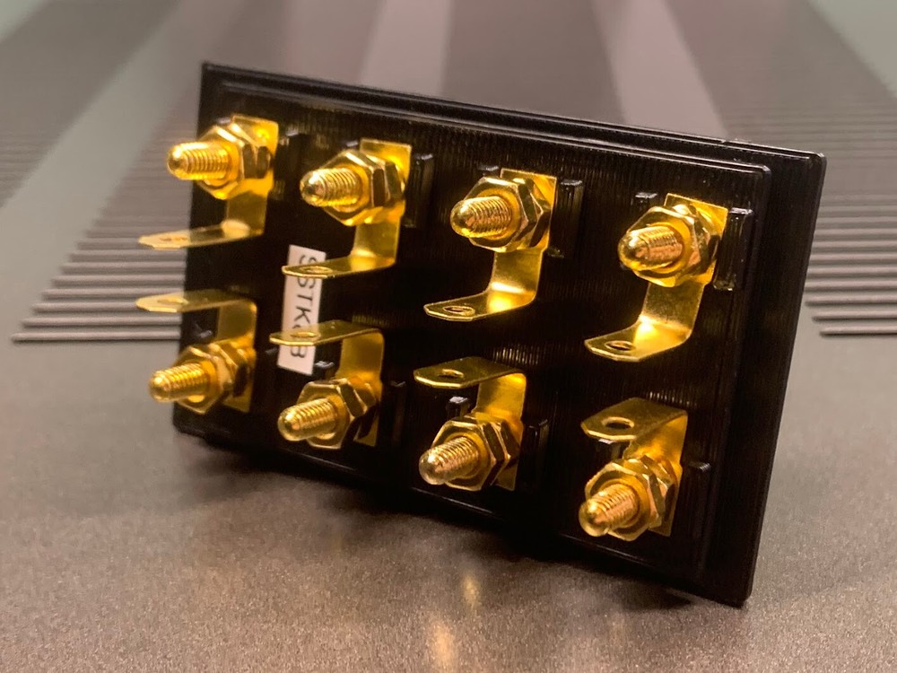 Sansui AU-555A speaker terminal upgrade kit