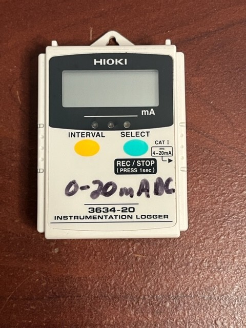 HIOKI 3634-20 Instrumentation Logger