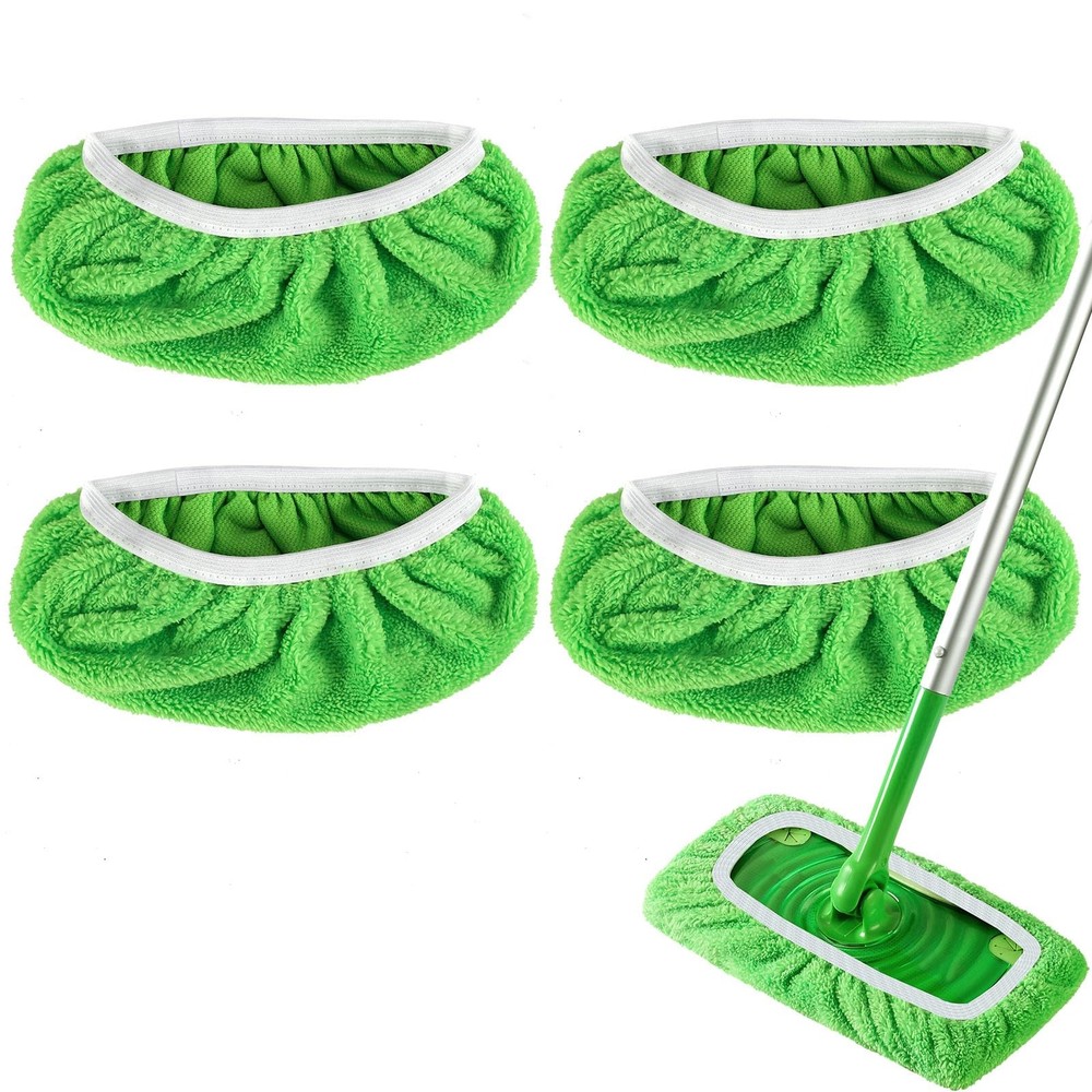Reusable Microfiber Mop Pads for Swiffer Sweeper Mop - Dry Sweeping Cloths & ...