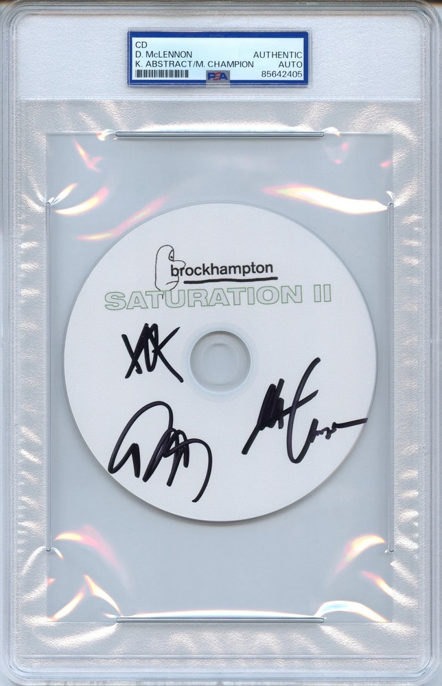 BROCKHAMPTON Signed CD “Saturation II” PSA/DNA Authenticated