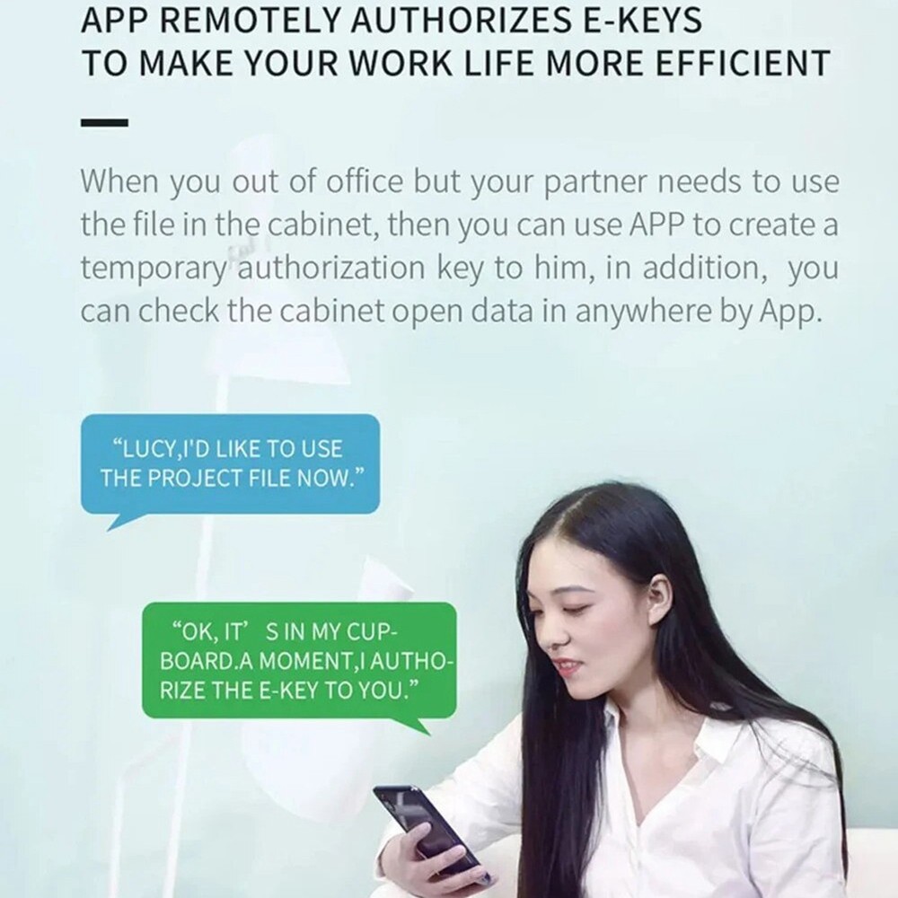 Tuya Lock Bluetooth Drawer Lock, Security Cabinet Electronic Lock Keyless4581