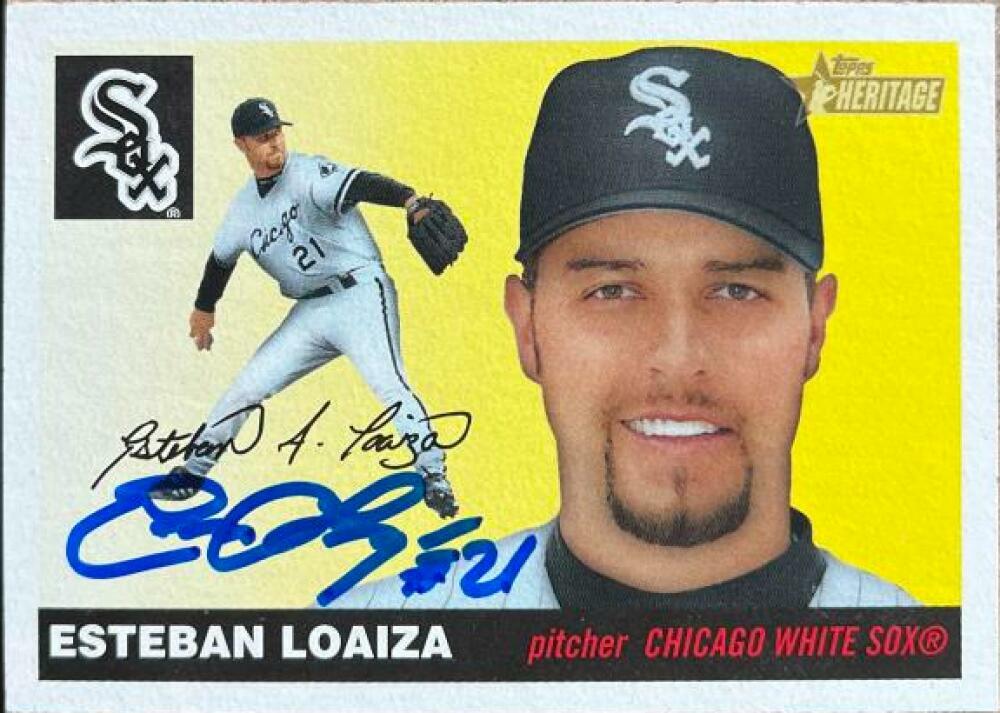 Esteban Loaiza Autographed 2004 Topps Heritage #231