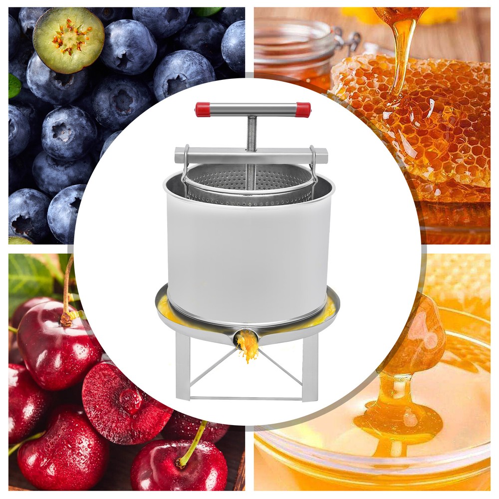 12.6L Bee Honey Press Machine Beekeeping Equipment Tool Honey Wax Press Machine