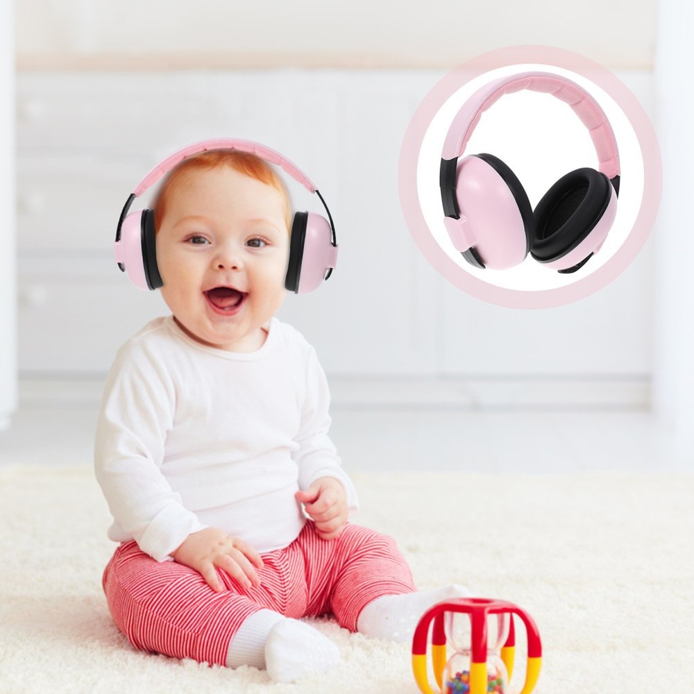 Baby Noise Reduction Earmuffs Infant Hearing Protector Lightweight Comfortable