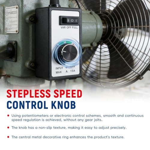 AC 120V Replacement for Router Fan Variable Speed Controller Electric Motor