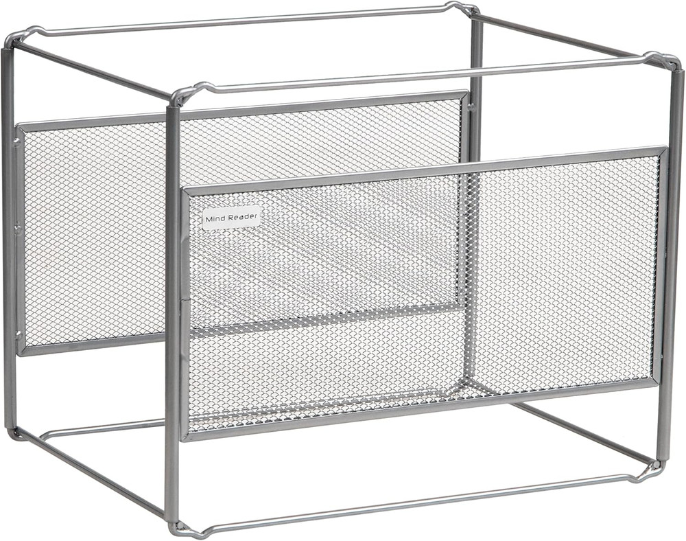 Hanging File Folder Organizer Desktop Organizer Storage Office Metal Mesh 13"...