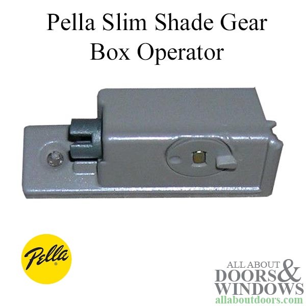 Pella Gear Box Operator For Slim Shade Internal Blinds Silver Shade Operator