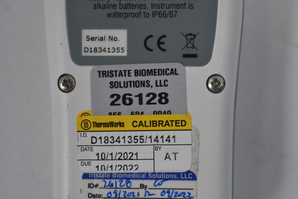 ThermoWorks Therma Waterproof Type T Thermometer Pack Kit White Module