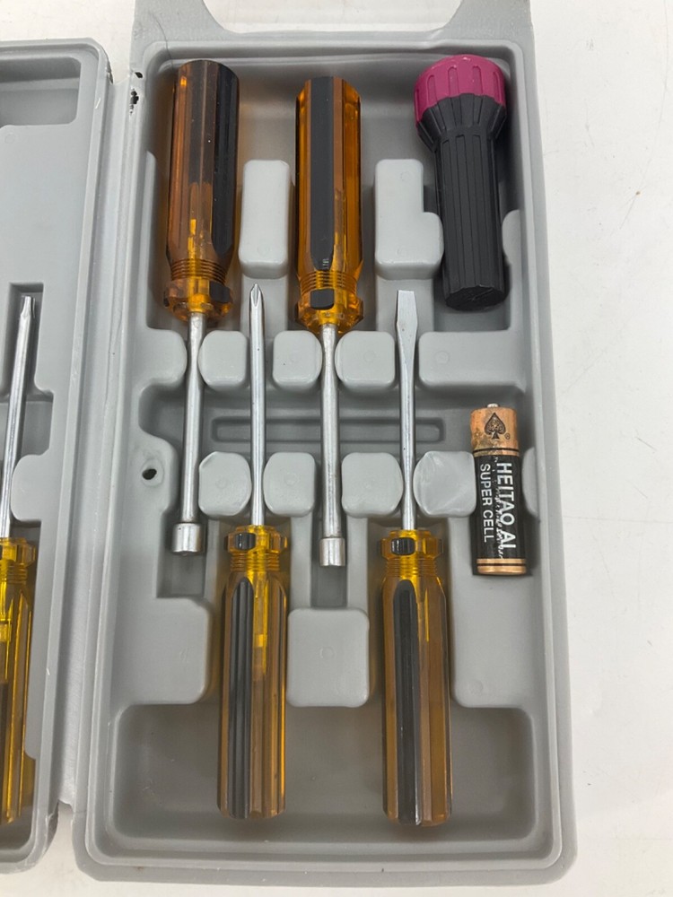 RARE Vintage Curtis Esselte 11 PIECE Computer Tool Kit with Hard Plastic Case