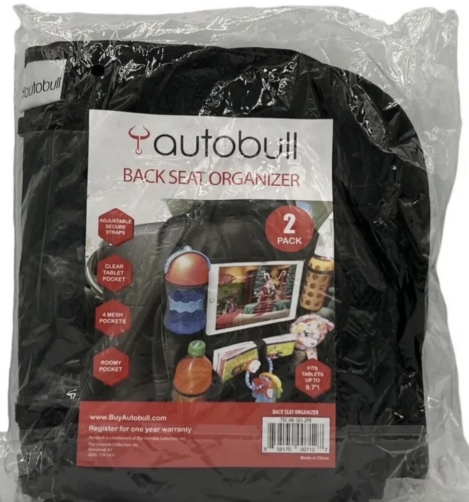 Multi-Pockets Front-Back Seat Car Organizer/Storage with Touch Screen Tablet Hol