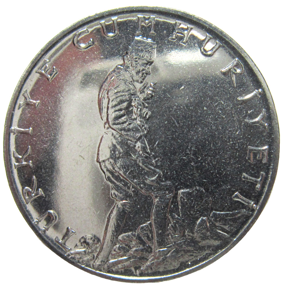 TURKEY.  2-1/2  LIRA,  1971.  UNCIRCULATED.