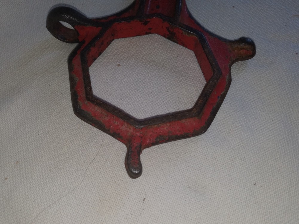 Vintage cast iron fire hydrant spanner wrench