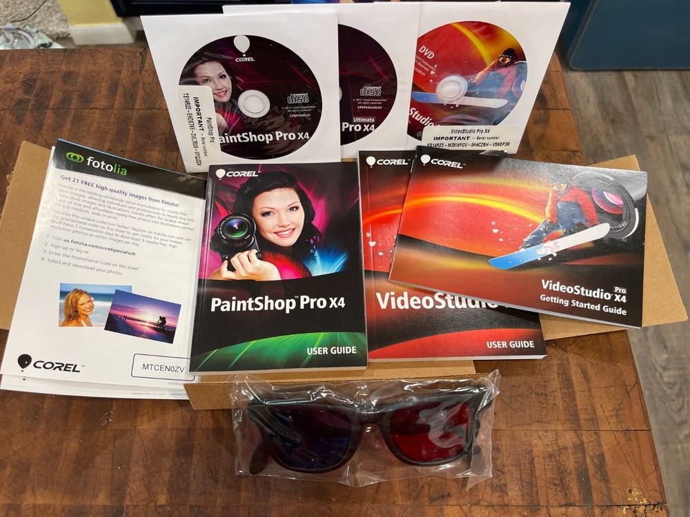Corel PaintShop Photo + VisualStudio Video Pro X4 Ultimate Software ~NEW~