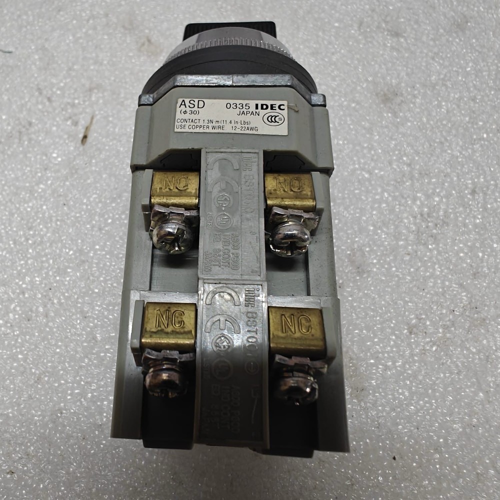 IDEC CONTROL UNIT SELECTOR SWITCH ASD0335 (ASD3323N)