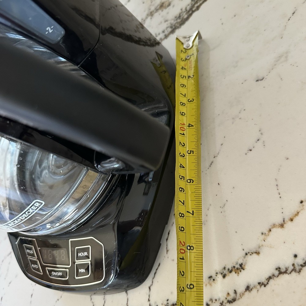 Black + Decker CM1100B 12 Cup Programmable Coffeemaker, Black