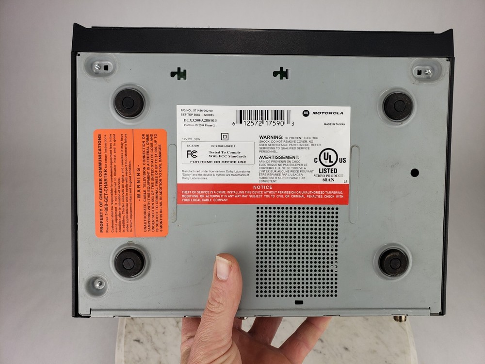 Motorola DCX3200/A280/013 Set Top Box