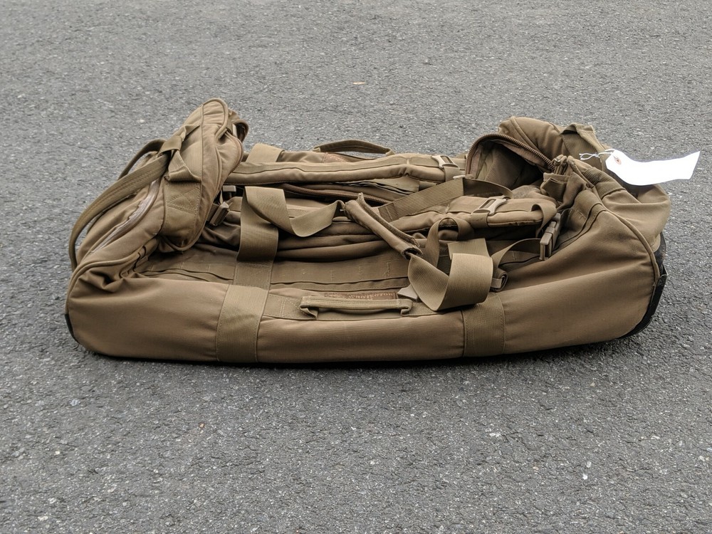 USMC Force Protector Gear Deployer 65 USGI Deployment Bag on Wheels COLLAPSIBLE