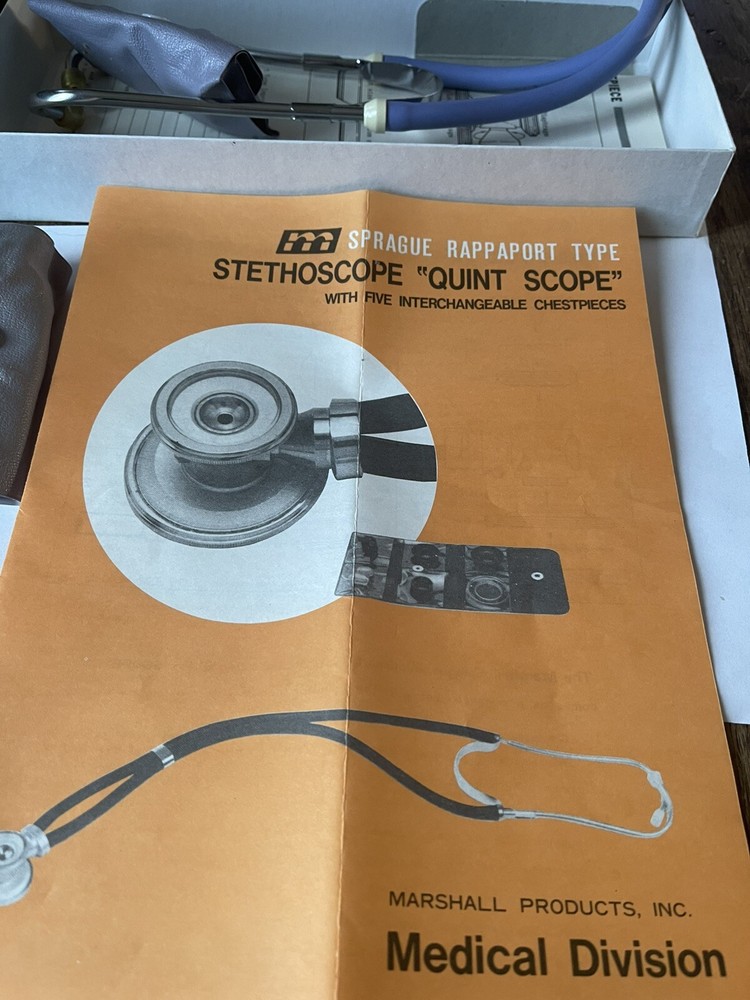 Vintage Marshall Medical Stethoscope 416