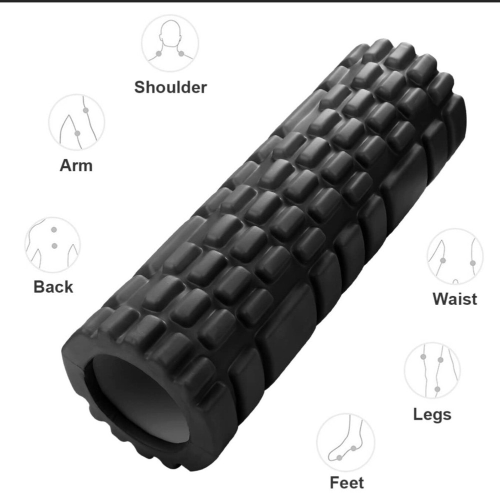 Foam Roller Trigger Point Exercise Roller High Density Muscle Roller 13"