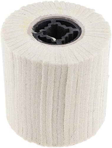 Wool Felt Wire Drawing Wheel Buffer Wheel Buffing Drum Mirror Burnishing Poli...