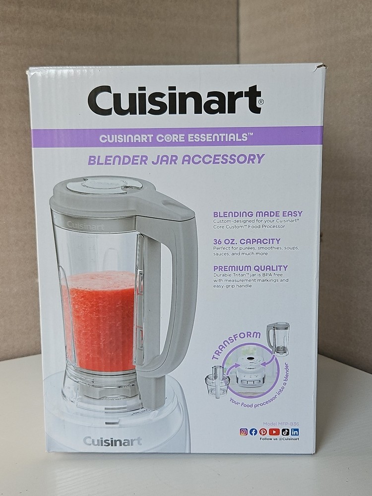 Cuisinart Core Essentials - Blender Jar Accessory 36 OZ Model MFP-B36