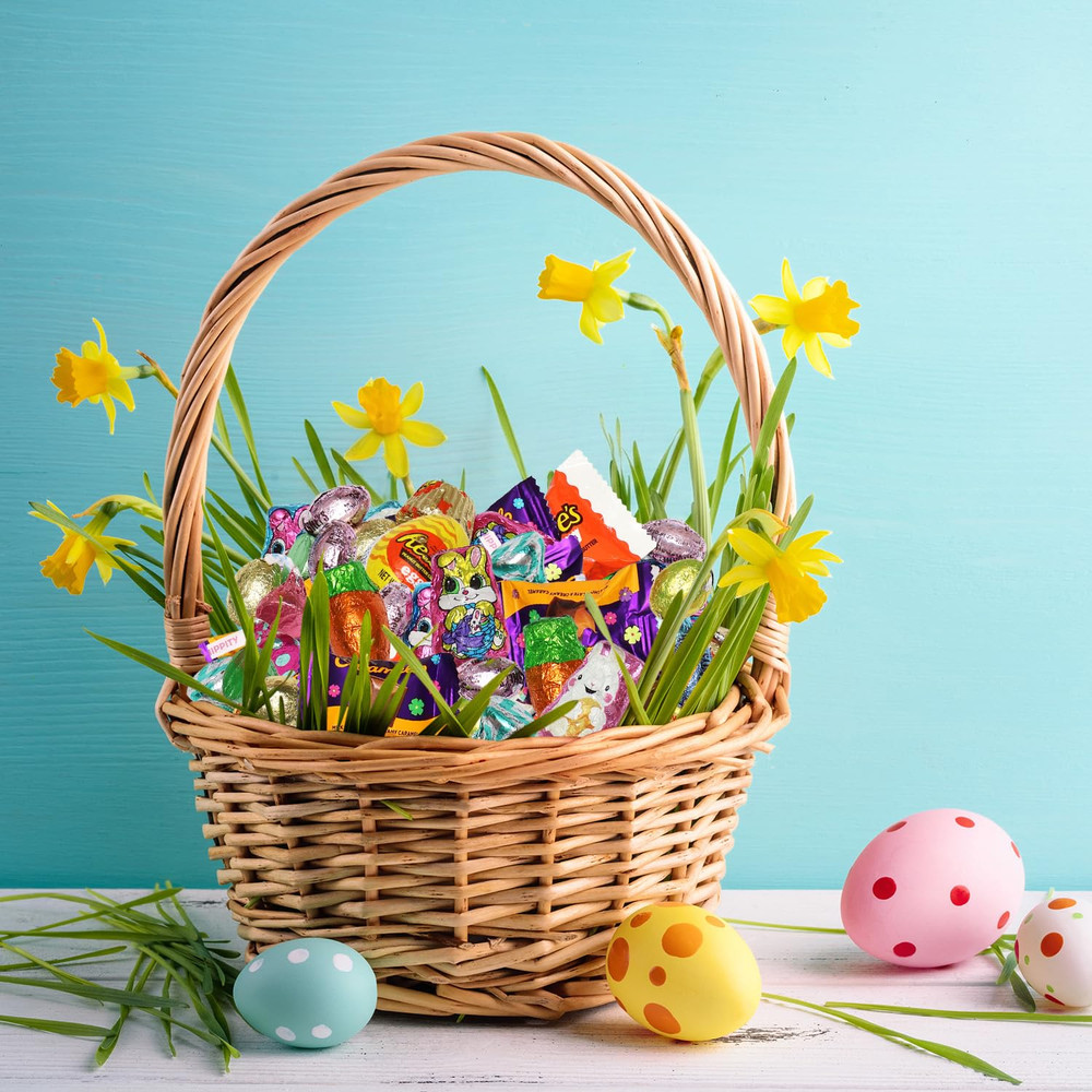 Bulk Easter Chocolate Candy Mix - 4 Pound Assorted Individually Wrapped Chocolat