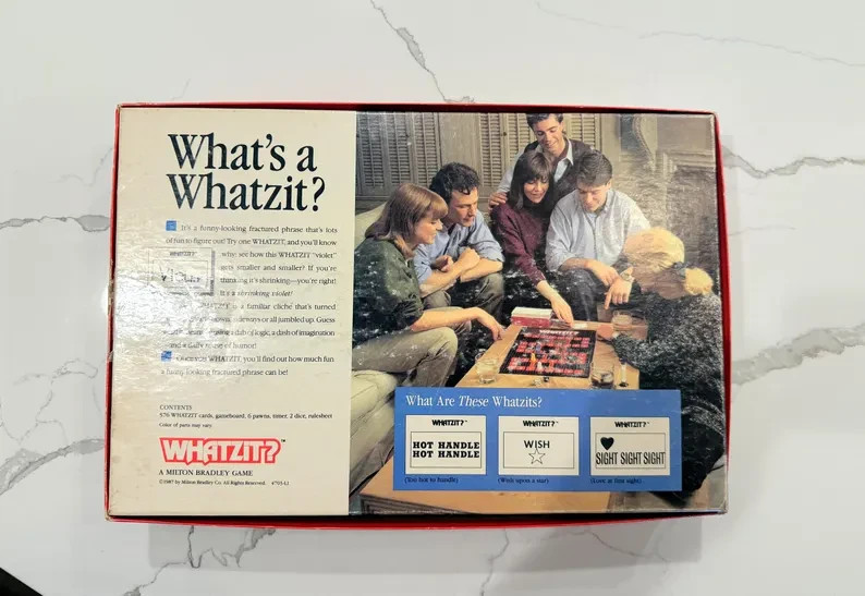 WHATZIT? Board Game - (1987) Milton Bradley - COMPLETE
