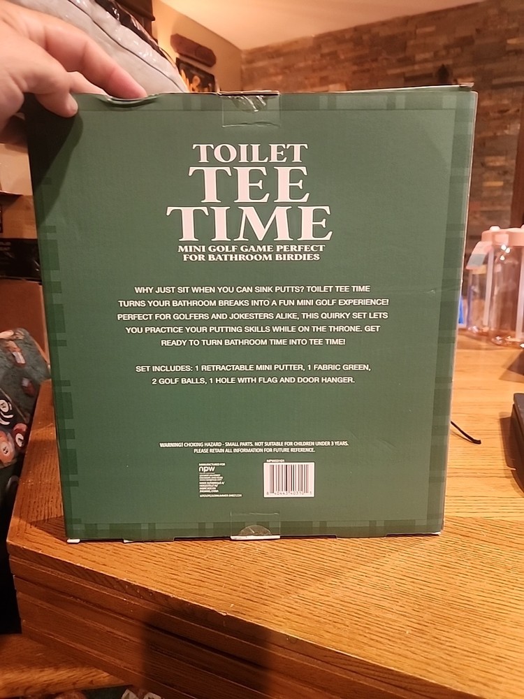 Toilet Tee Time Golf set