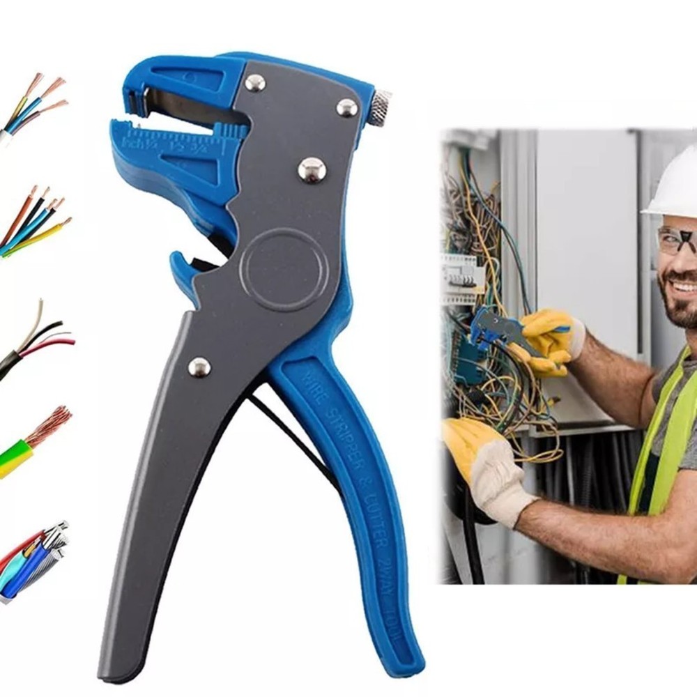 Automatic Wire Stripper Cutter Adjustable Electrical Cable Wire Stripping Tool-