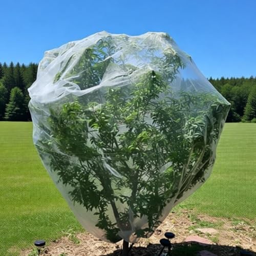 2 Pack 13x13ft Extra Large Fruit Tree Netting with Double Zipper 13x13ft(2Pack)