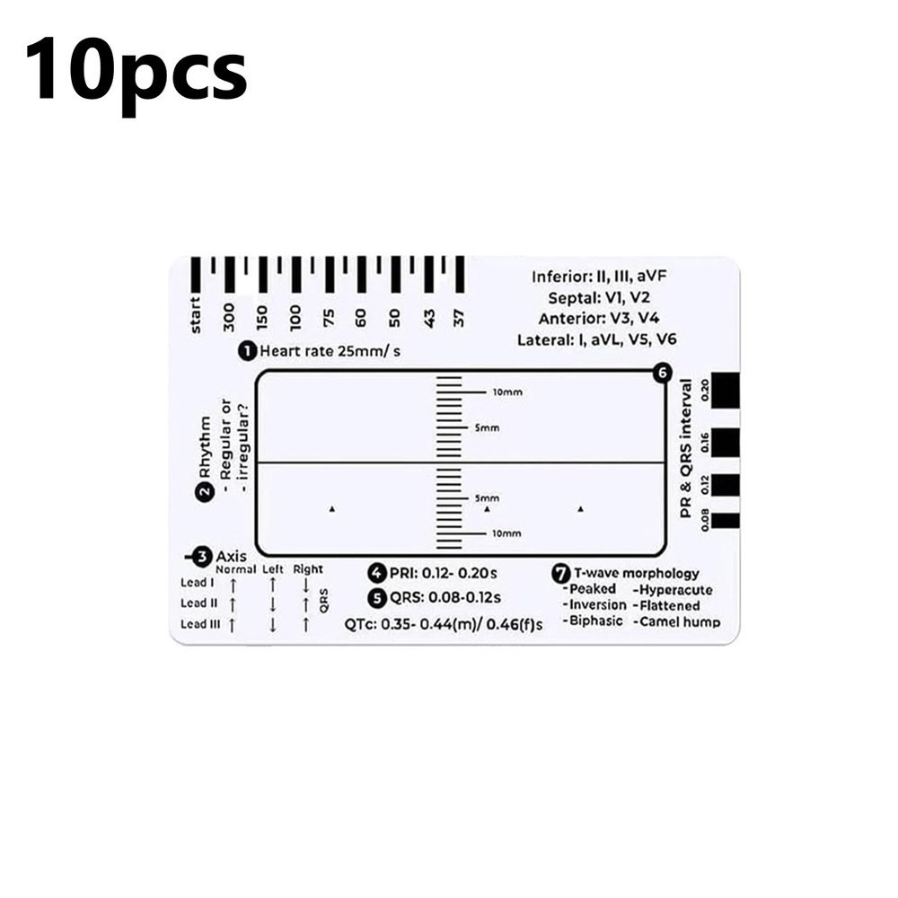 User Friendly For ECG Ruler for Efficient For EKG Analysis and Training