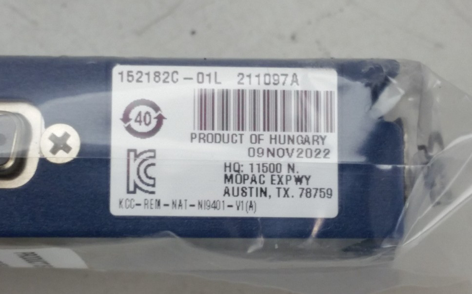 National Instruments NI 9401 cDAQ Digital Input / Output Module