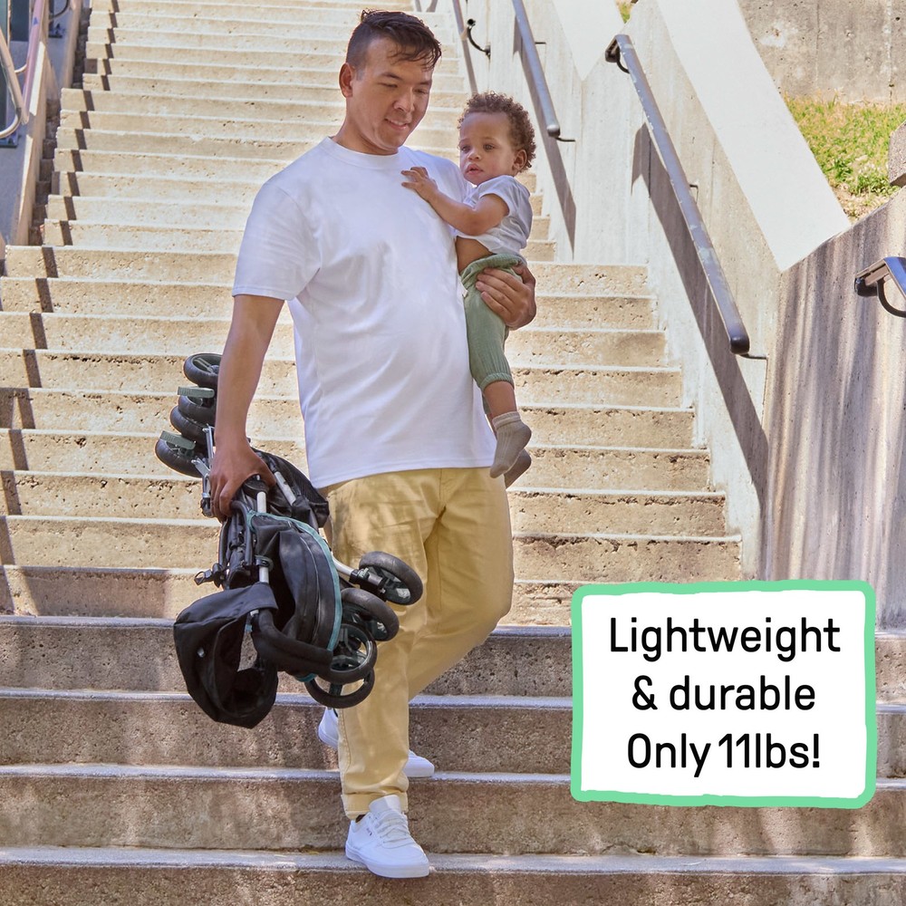 Ingenuity 3D Mini Convenience Stroller, Lightweight Umbrella Stroller with