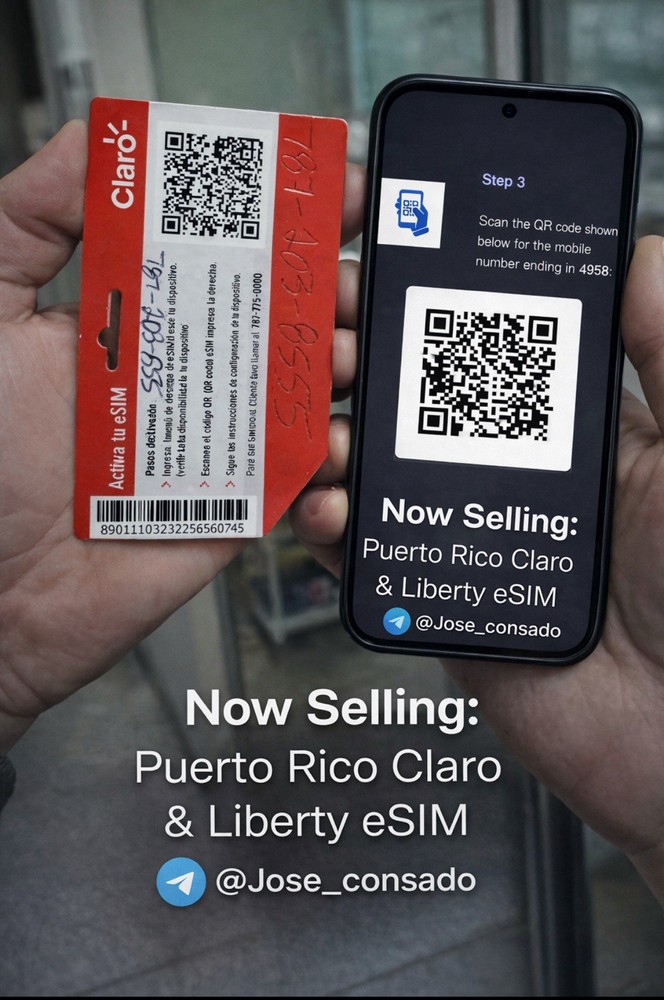 Liberty And Claro Prepaid eSIMs