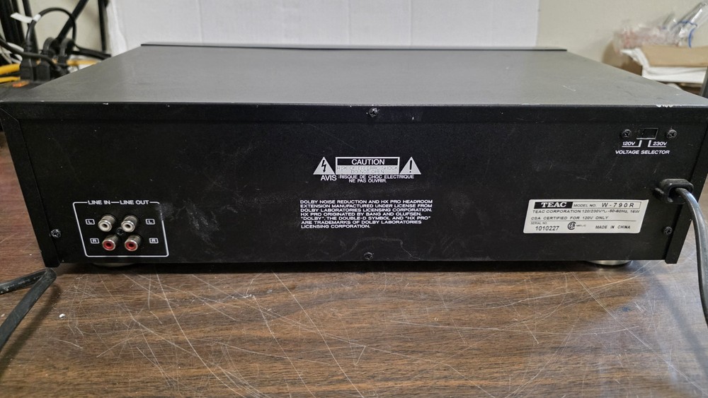 Teac W-790R Double Cassette Deck