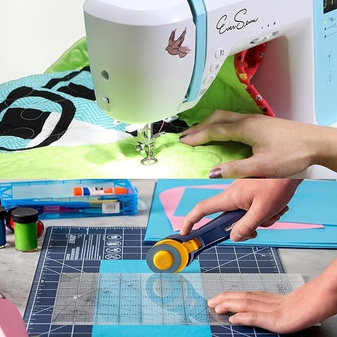 EverSewn Charlotte 80-Stitch Computerized Quilting & Sewing Machine Bundle