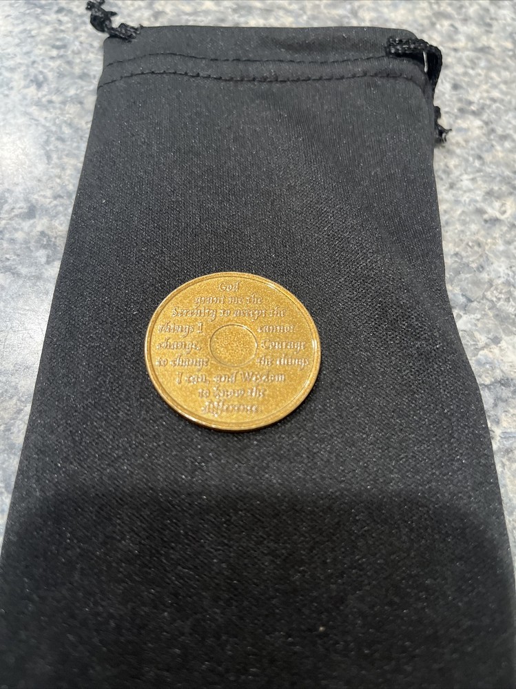 AA Sobriety Coin/token/medallion For 2 Months Sober