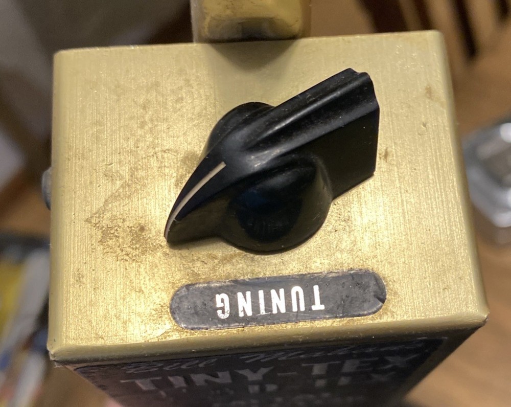 Vintage Bill Mahan Tiny-Tex Metal Detector READ DESCRIPTION