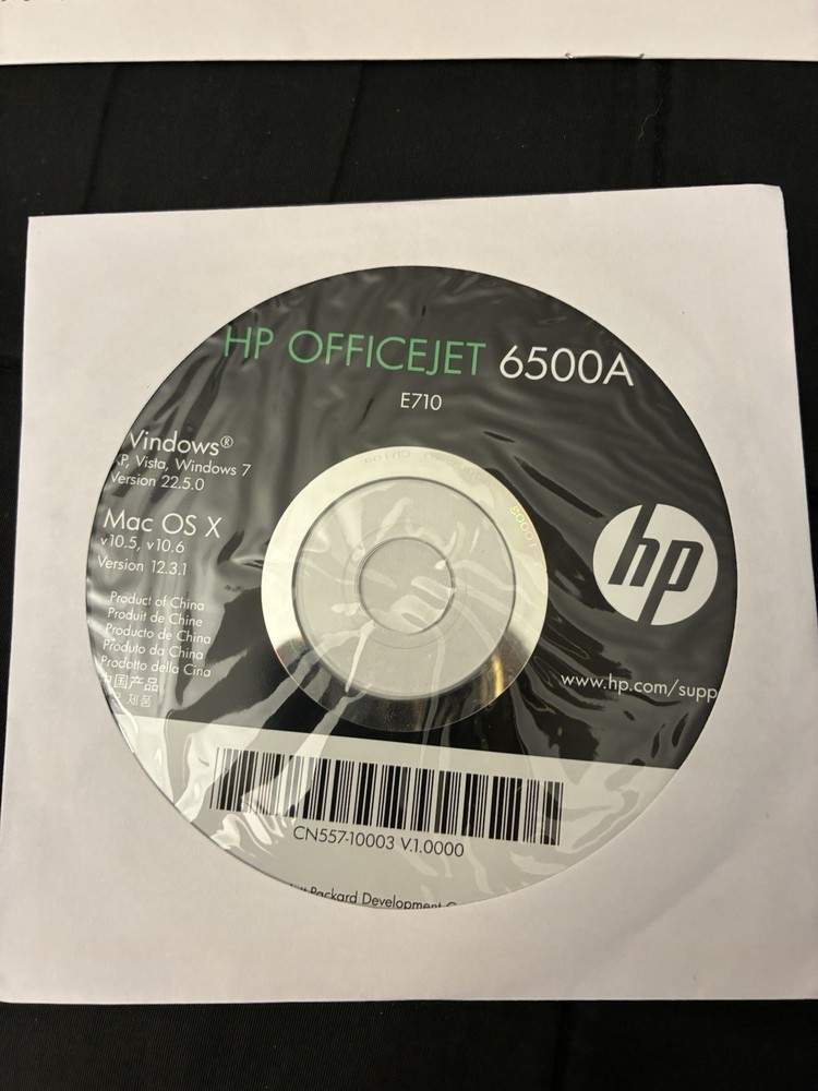 HP Officejet 6500A "Getting Started Guide" Instruction Manual w/disk Complete