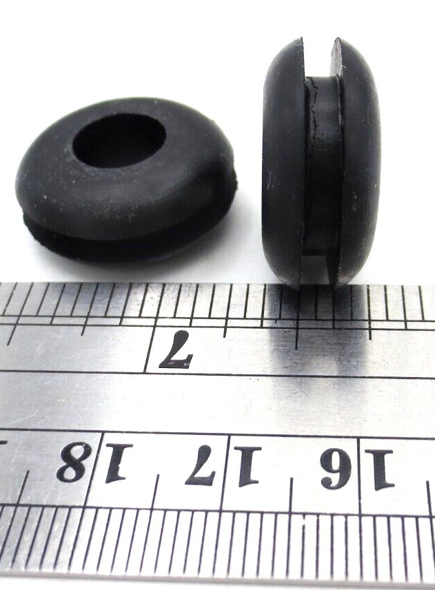 Rubber Grommets - For 5/8" Hole, 1/8" Thick Panel Material, Has 3/8" ID