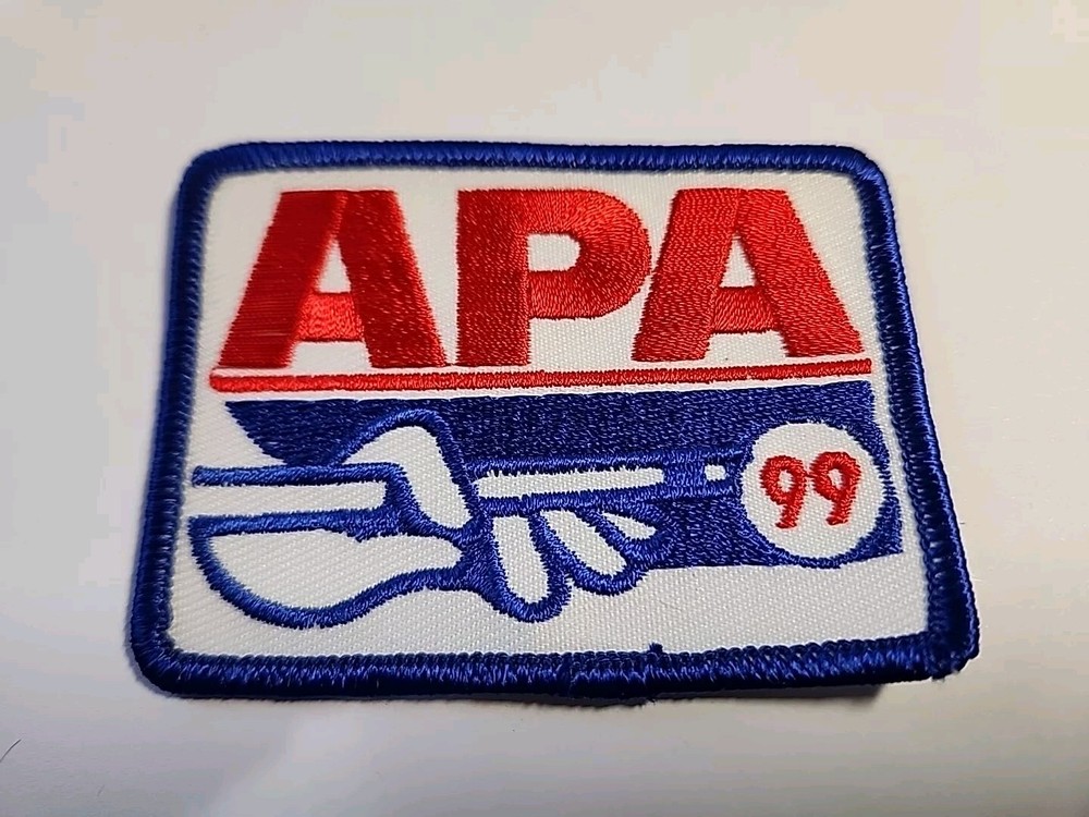 APA 1999 MEMBERSHIP PATCH  AMERICAN POOLPLAYERS ASSOCIATION