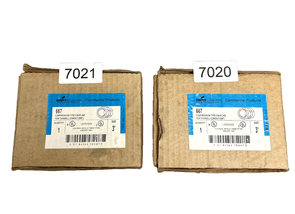 Crouse-Hinds 667, Size 3 Compression Coupling